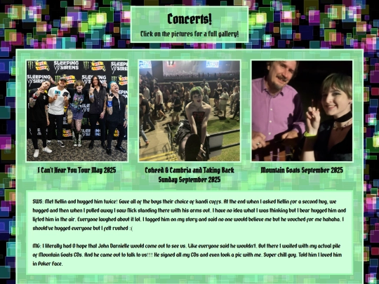 concerts screenshot