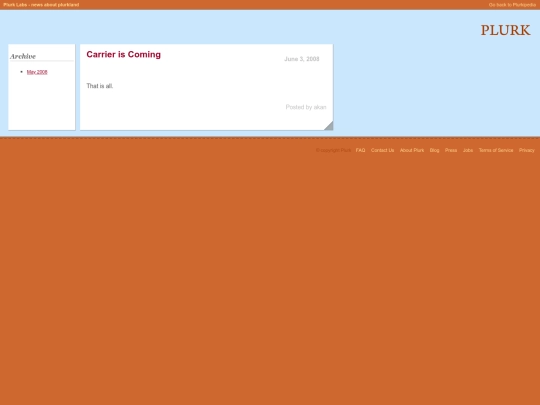 en/archive/blog/2008/6/carrier-is-coming screenshot