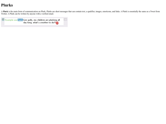 en/engagement/plurks screenshot