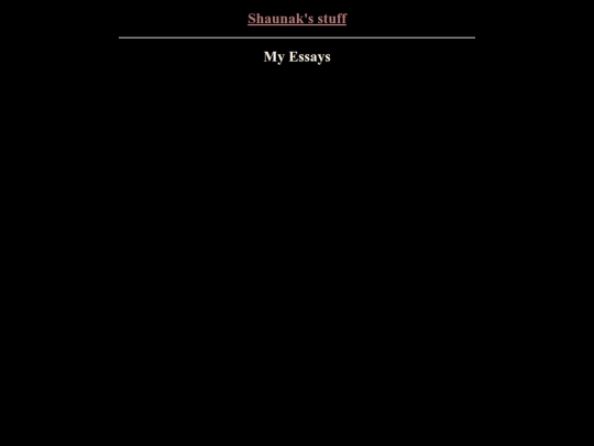 essays screenshot