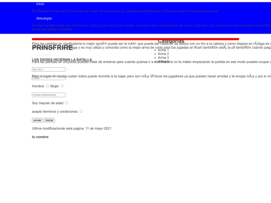 index screenshot