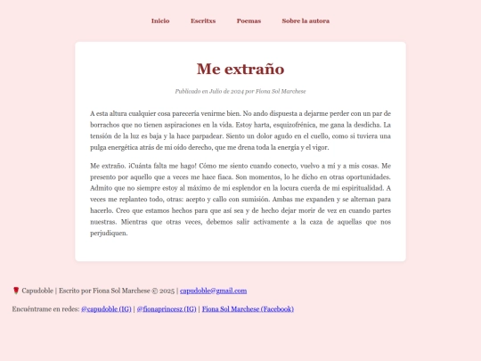 entradas/me-extrano screenshot