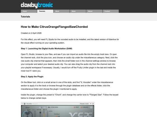 tutorials/citrusorangeflangedsawchorded screenshot