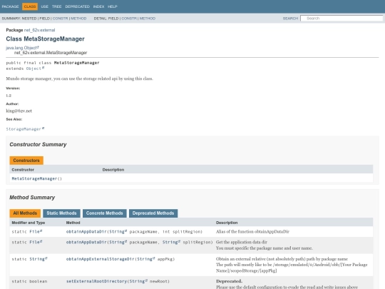 net_62v/external/MetaStorageManager screenshot