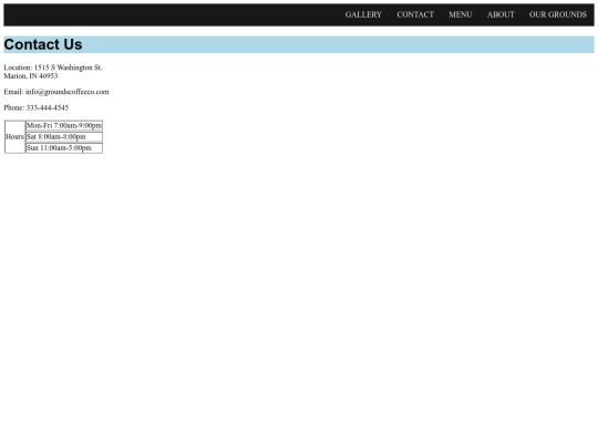 contact screenshot