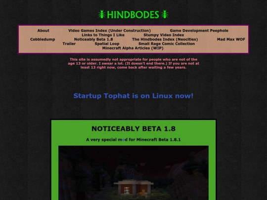 index screenshot
