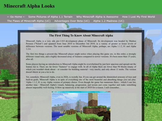 mc/alpha screenshot