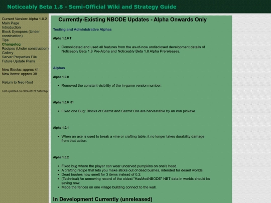 mc/nbode/changelog screenshot