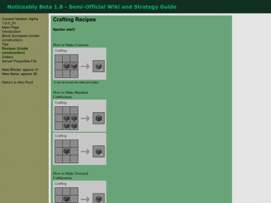 mc/nbode/recipes screenshot