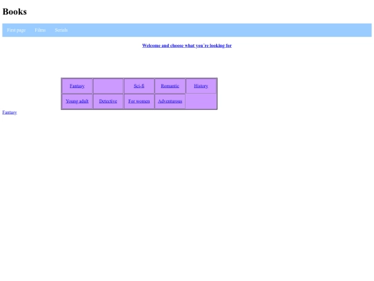 books screenshot