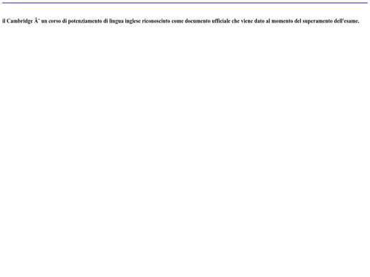 pcto/cambridge screenshot