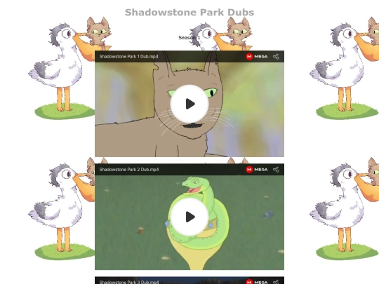 dub pages/ShadowstoneDubs screenshot