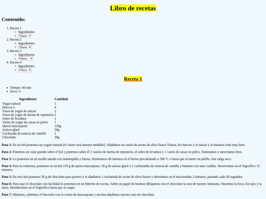 Khan academy/libroderecetas screenshot