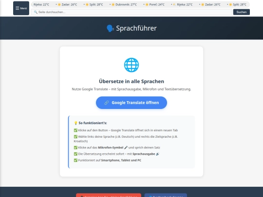 sprachfuehrer screenshot