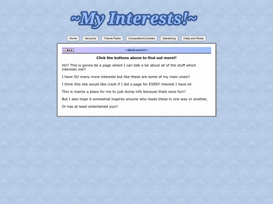 interests screenshot