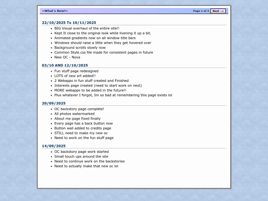 log screenshot