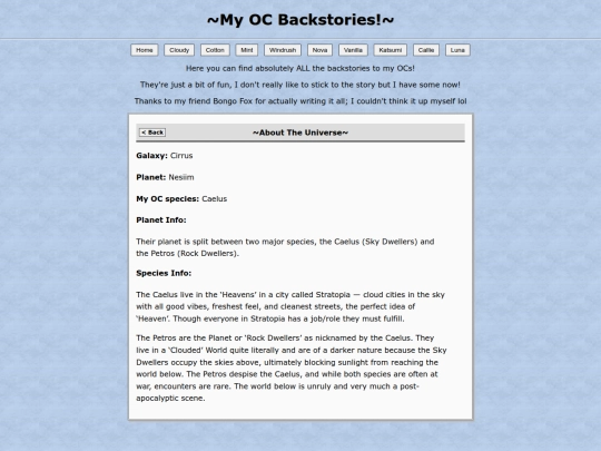 ocbackstory screenshot