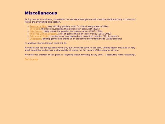 mediums/misc screenshot