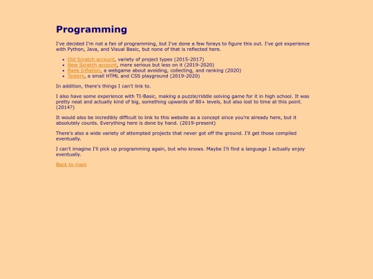 mediums/programming screenshot