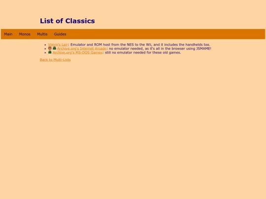 tfgd/multi-lists/list-of-classics screenshot