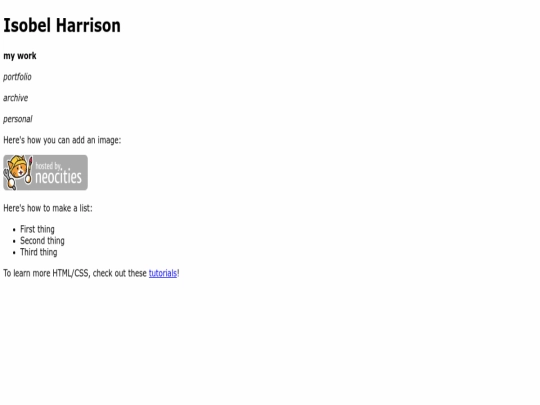 index screenshot