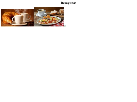 Desayunos screenshot