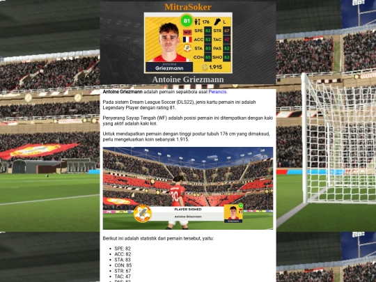 dls22-pemain-laman/antoine-griezmann screenshot