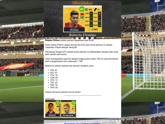 dls22-pemain-laman/roberto-firmino screenshot