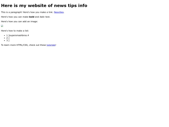 index screenshot