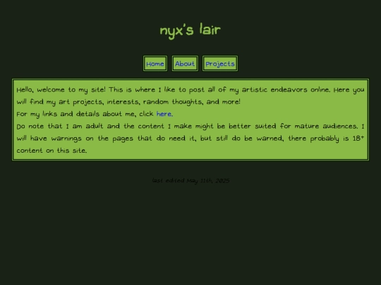 index screenshot