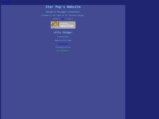 index screenshot