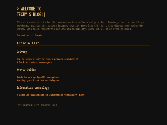 index screenshot