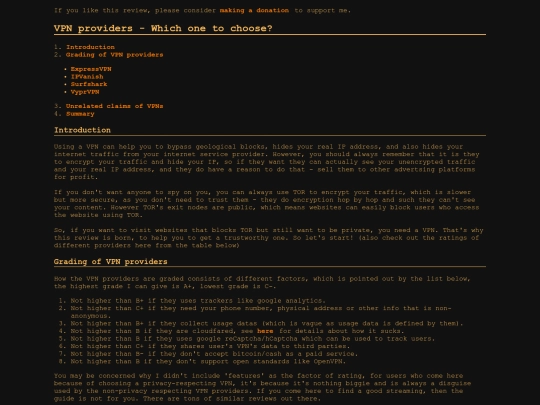 vpns screenshot