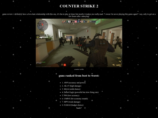 cs screenshot