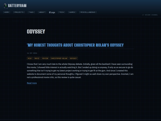 tags/odyssey/page/1 screenshot