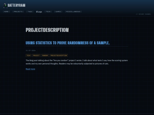 tags/projectdescription/page/1 screenshot