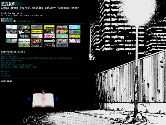 links screenshot