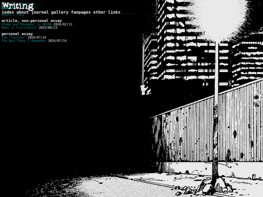 writing screenshot