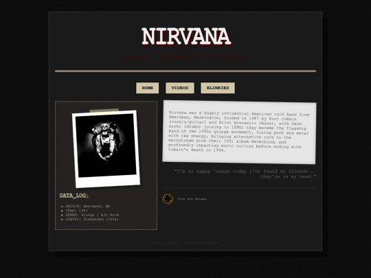 nirvana screenshot