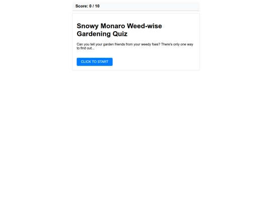 gazania-weed-quiz screenshot