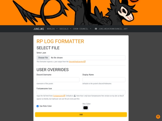 formatter screenshot