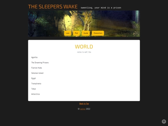 thesleeperswake/world screenshot