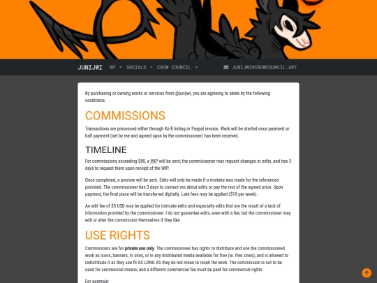 tos/commissions screenshot