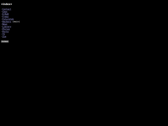 siteindex screenshot