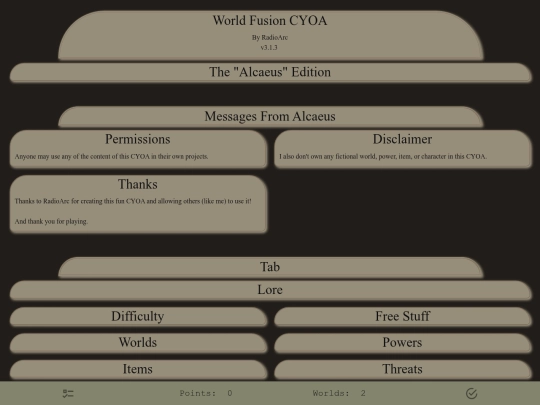 CYOA/Test screenshot