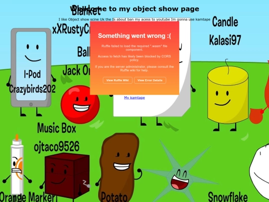 Objectshowpage screenshot