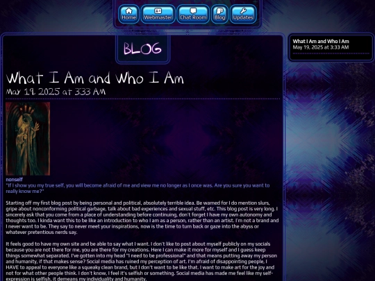 blog screenshot