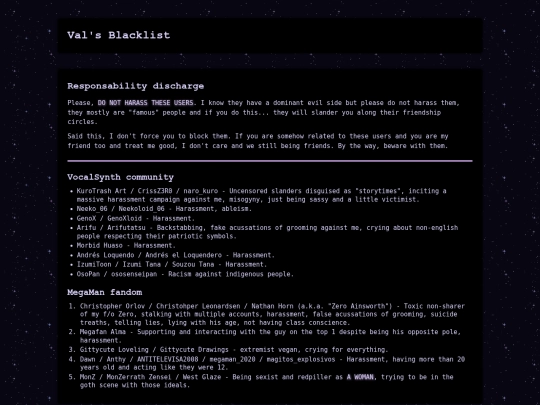 lists/void screenshot