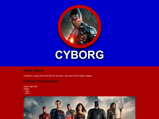 JusticeLeagueFanStuff/cyborg screenshot