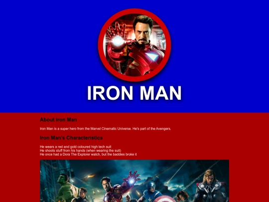 MarvelAvengersFanStuff screenshot